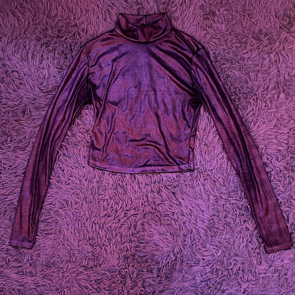 Silver-galaxy turtleneck
